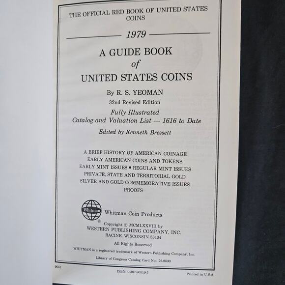 A Guide Book of United States Coins 32nd Edition 1979 By R. S. Yeoman - Picture 4 of 7